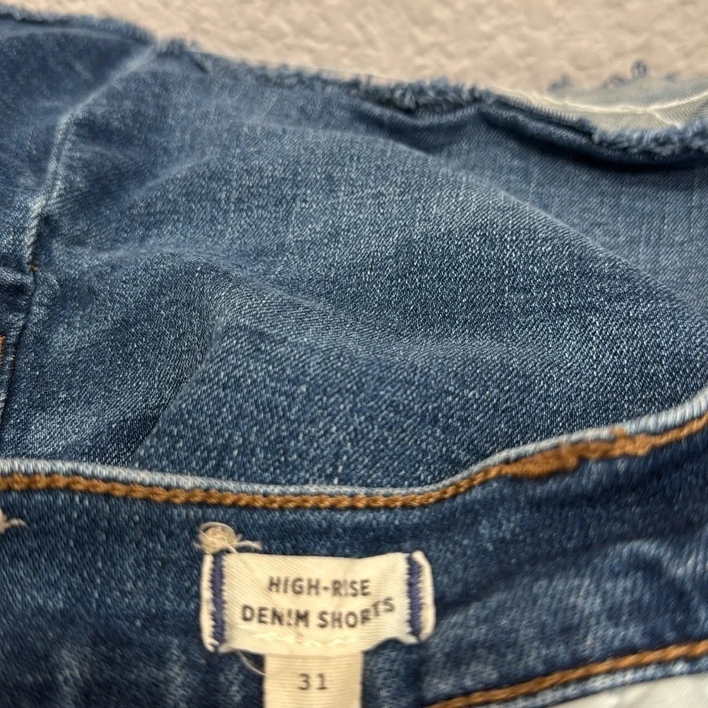 Madewell High Rise Denim Shorts Size 31 - Picture 4 of 5